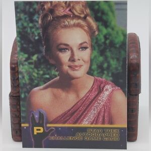 Star Trek Autograph Challenge Game Card 1998 P Leslie Parrish